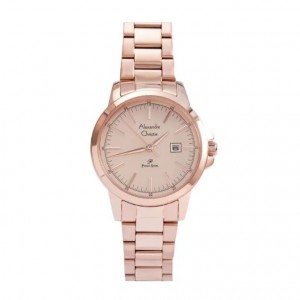 Alexandre Christie AC 1008 Full Rosegold Steel Lady LDBRGLN